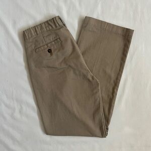 Dickies Mid Rise Straight Leg Pants | Khaki Twill Trousers Kids Size 12